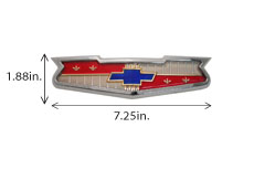 1958 HOOD BEZEL ASSEMBLY, V-8